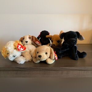 Lot Of 6 TY Beanie Original Babies